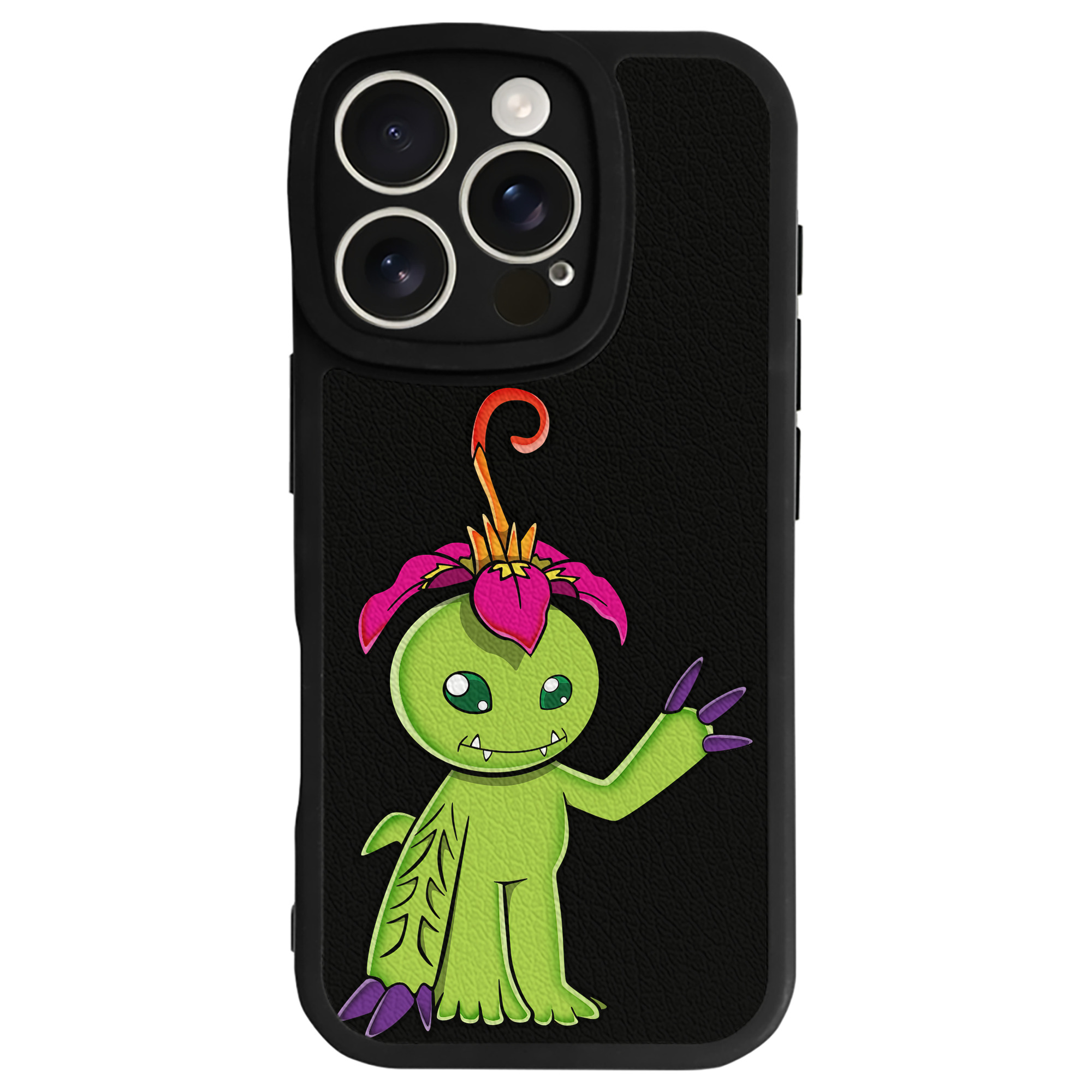 （画像用） Digimon デジタルモンスター/デジモン 【iPhone 16シリーズ対応】シリコンスマホケース（レザー調） 材質：シリコン
